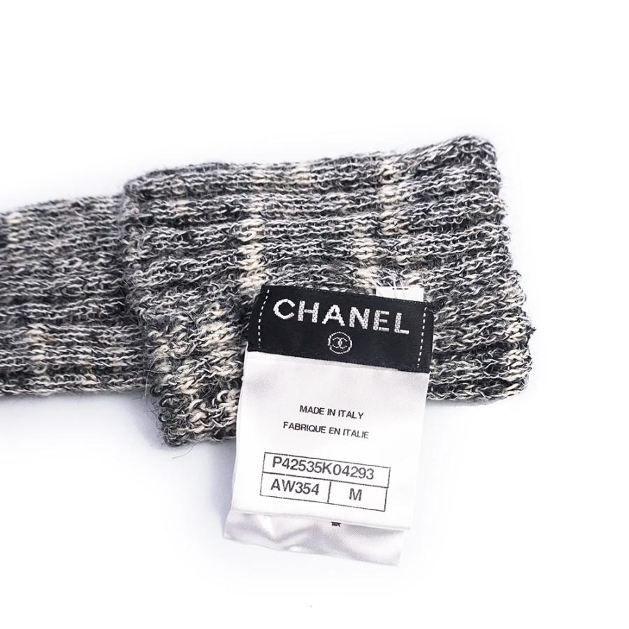 CHANEL（シャネル） （美品）シャネル ロゴボタン アームウォーマー 