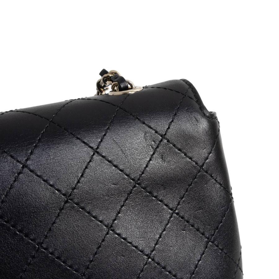 シャネル CHANEL ミニマトラッセ ショルダーバッグ バッグ レザー レディース ブラック系 AS0532 【中古】 CHANEL（シャネル） （中古）CHANEL AS0532 マトラッセ スモール