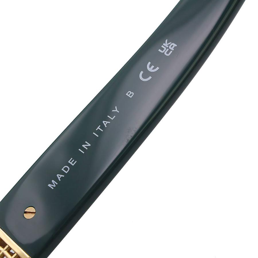 （未使用　展示品）CHANEL シャネル 3479-S-A A71663 ココマーク スクエア シェイプ オプティカル アセテート グリーン メガネ アイウェア ゴールド金具 箱付の画像