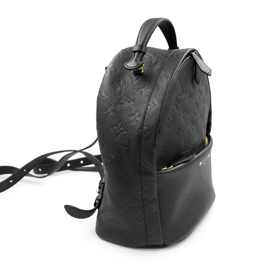 （未使用　展示品）LOUIS VUITTON ルイ ヴィトン M44016 ソルボンヌ モノグラムアンプラント ノワール ブラック リュック デイパック バックパック レザー_4