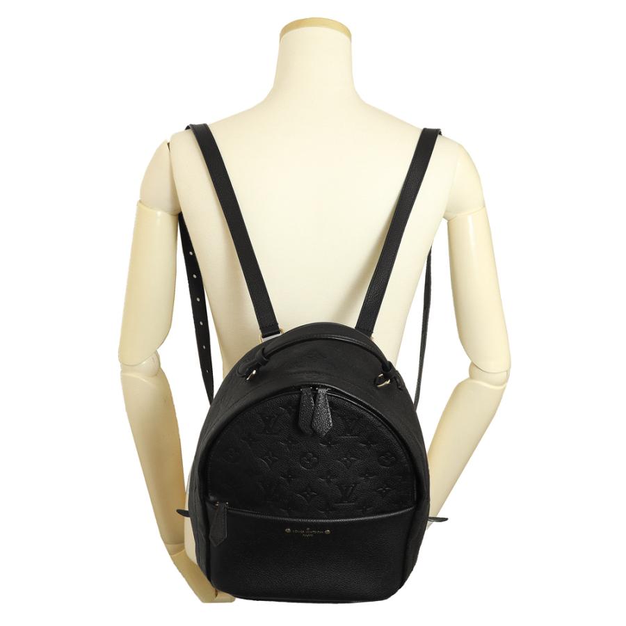 （未使用　展示品）LOUIS VUITTON ルイ ヴィトン M44016 ソルボンヌ モノグラムアンプラント ノワール ブラック リュック デイパック バックパック レザー_7