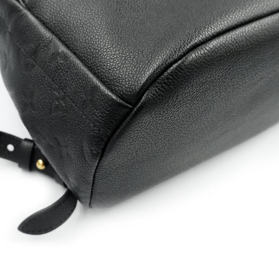 （未使用　展示品）LOUIS VUITTON ルイ ヴィトン M44016 ソルボンヌ モノグラムアンプラント ノワール ブラック リュック デイパック バックパック レザー_9