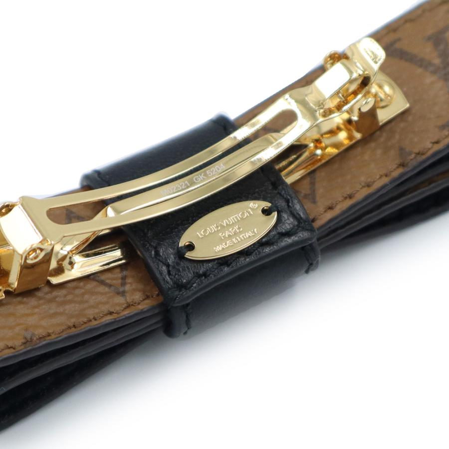 （新品・未使用品）LOUIS VUITTON ルイ ヴィトン M02321 リバース バレッタ マイ LV ボウ モノグラム モノグラムリバース ブラウン ヘアアクセサリー 箱付の画像