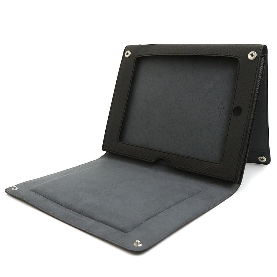 ルイ ヴィトン M93804 エテュイ タイガ アルドワーズ ブラック iPadケース レザー シルバー金具 LOUIS VUITTON（未使用　展示品） LOUIS VUITTON（ルイ・ヴィトン） （未使用 展示品）LOUIS VUITTON