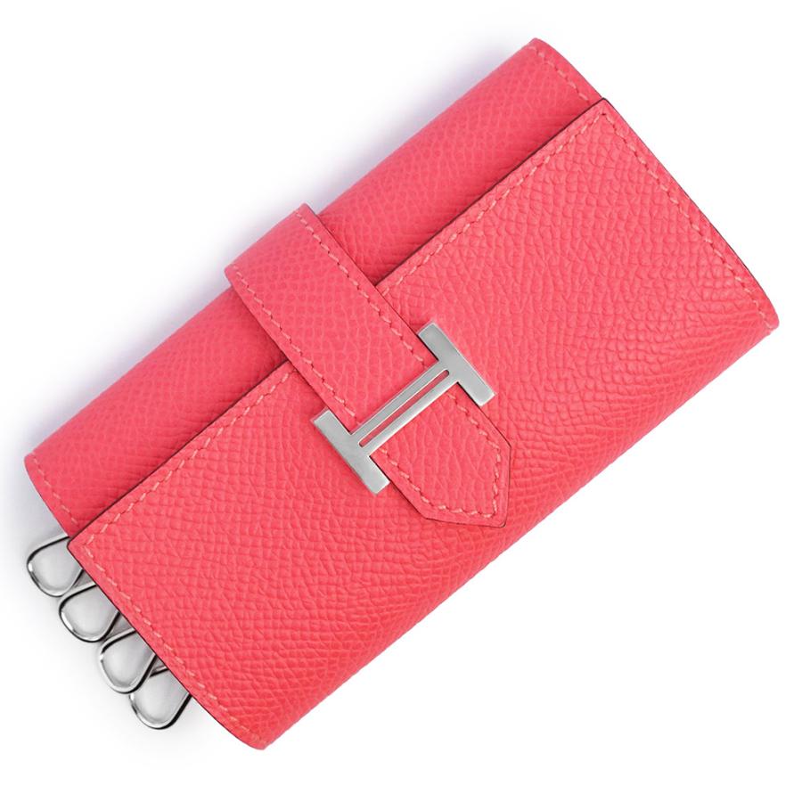 エルメス　4連　キーケース　ベアン　エプソン　レザー　ローズアザレ　T刻印 HERMES（エルメス） （新品・未使用品）エルメス ベアン 4連 キー