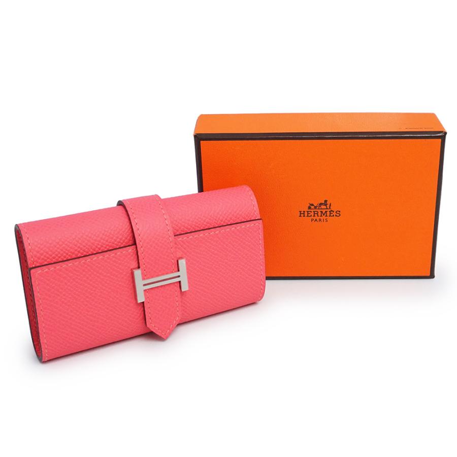 ほぼ未使用　エルメス　エチュイクレ4　キーケース　エプソン　イエロー　□M HERMES（エルメス） （新品・未使用品）エルメス ベアン 4連 キー