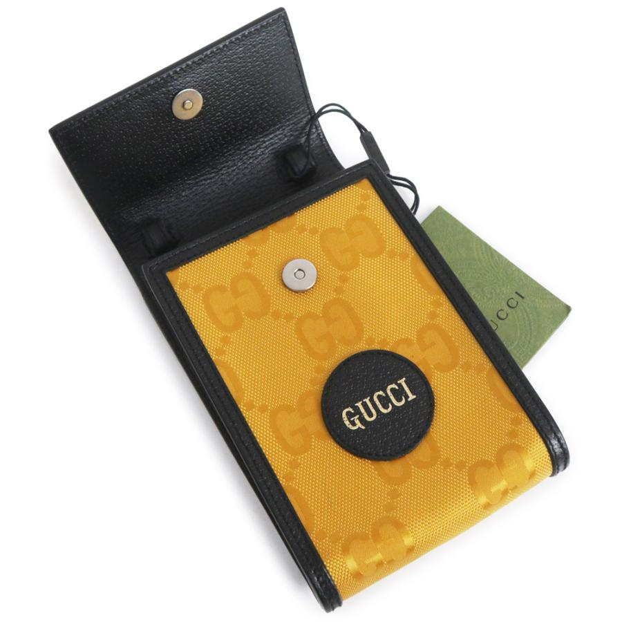 （未使用　展示品）GUCCI グッチ 625599 オフザグリッド ミニバッグ GGナイロン レザー イエロー ブラック ショルダーバッグ 斜め掛け シルバー金具_1