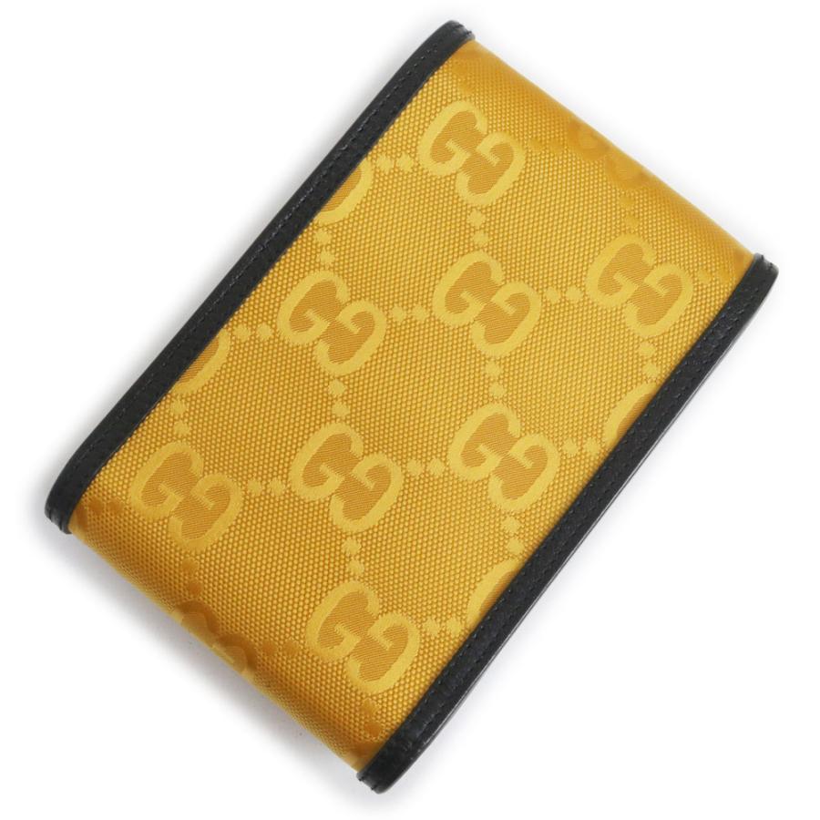 （未使用　展示品）GUCCI グッチ 625599 オフザグリッド ミニバッグ GGナイロン レザー イエロー ブラック ショルダーバッグ 斜め掛け シルバー金具_5