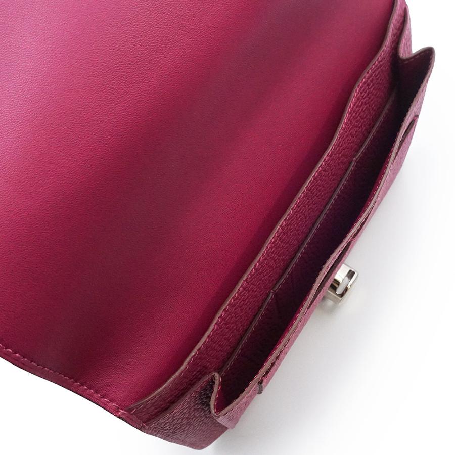 エルメス ドゴン デュオ GM トゴ トスカ パープル □P刻印 二つ折り長財布 レザー シルバー金具 HERMES（未使用　展示品） HERMES（エルメス） （未使用 展示品）HERMES ドゴン デュオ GM トゴ