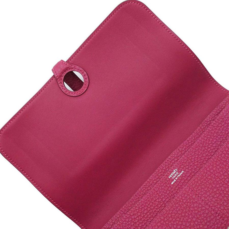 エルメス HERMES ドゴン GM デュオ ブラウン ピンク HERMES（エルメス） 長財布 ドゴン デュオ GM DOGON DUO H043070CK