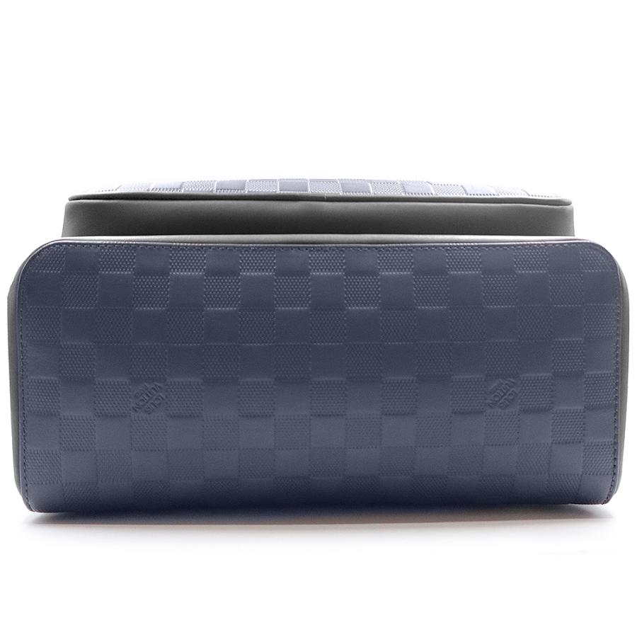 （未使用　展示品）LOUIS VUITTON ルイ ヴィトン N40091 ダミエ アンフィニ バックパック アストラル ネイビー オニキス ブラック リュック デイパック レザー_6