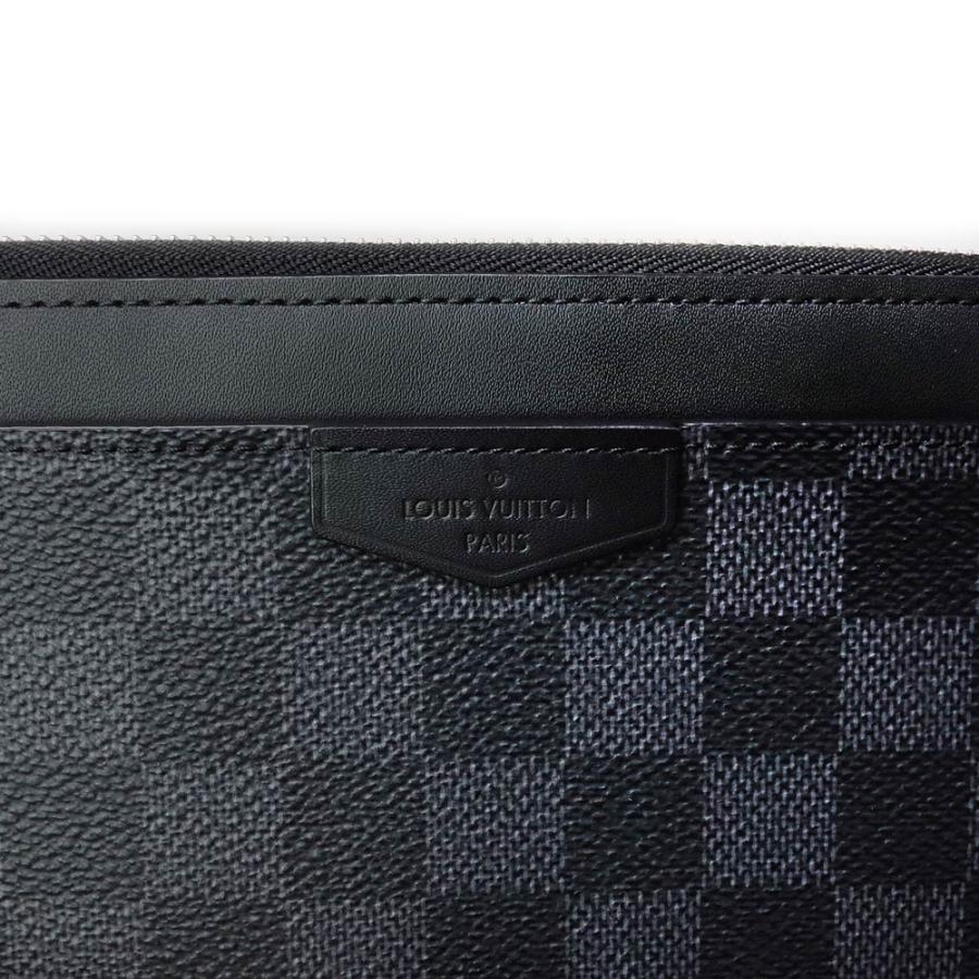 （新品・未使用品）LOUIS VUITTON ルイ ヴィトン N60379 ジッピー ドラゴンヌ L字ファスナー ダミエグラフィット ブラック 長財布 シルバー金具 箱付の画像