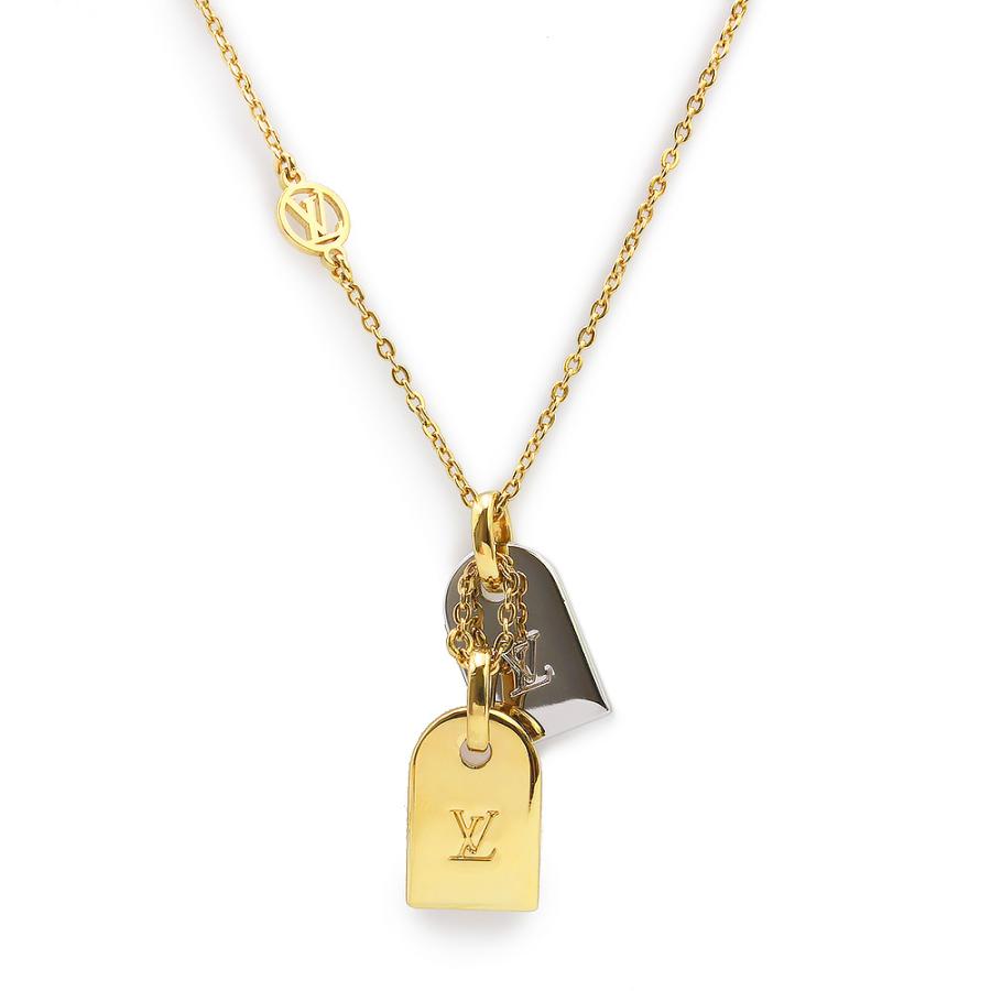 ルイヴィトン M63141 ネックレスナノグラム ネームタグ LOUIS VUITTON（ルイ・ヴィトン） （新品・未使用品）LOUIS VUITTON
