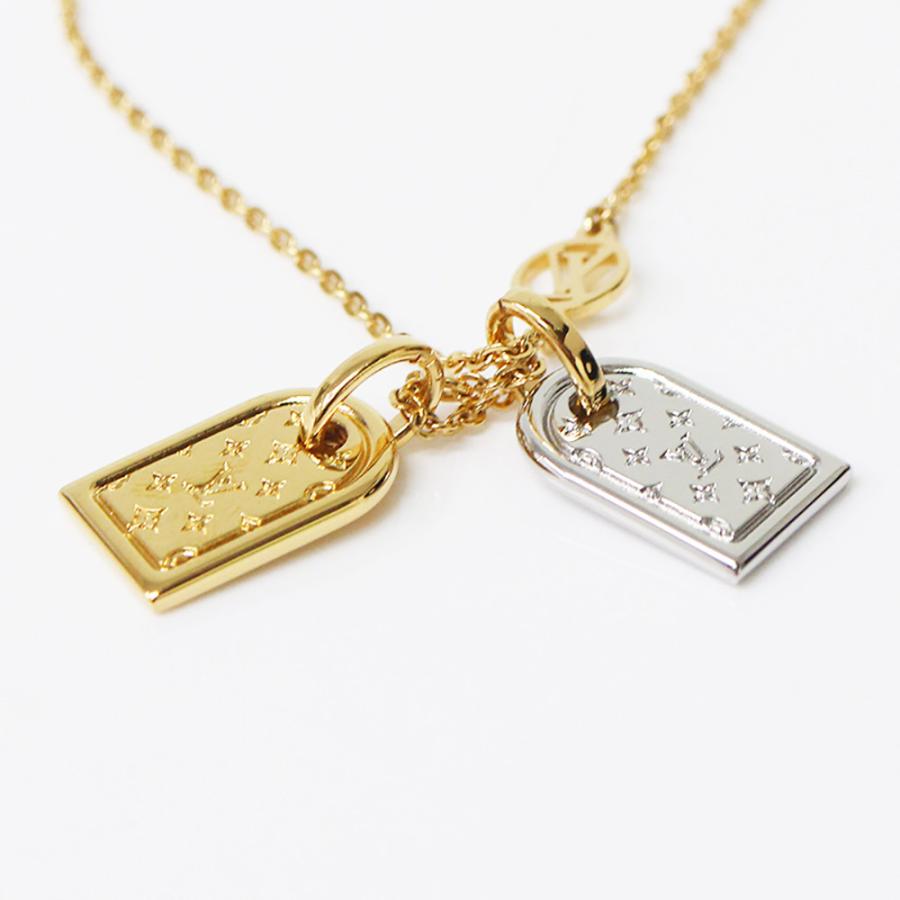 ルイヴィトン M63141 ネックレスナノグラム ネームタグ LOUIS VUITTON（ルイ・ヴィトン） （新品・未使用品）LOUIS VUITTON