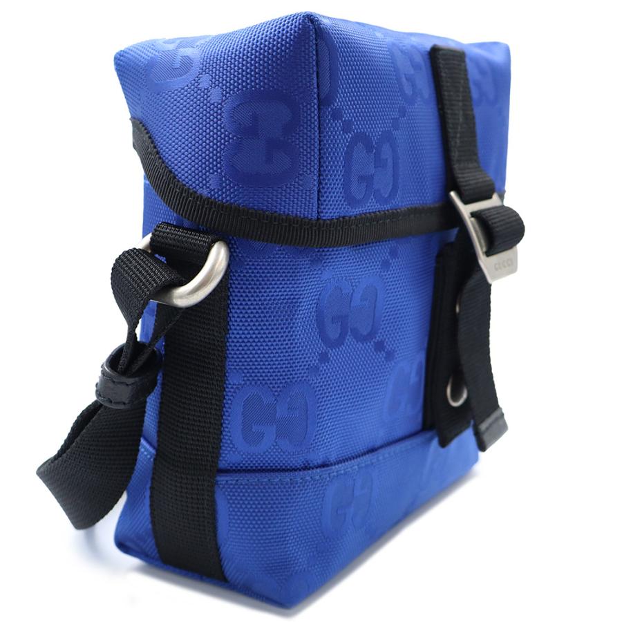 （未使用　展示品）GUCCI グッチ 643858 Gucci Off The Grid オフザグリッド GGナイロン ブルー メッセンジャー ショルダーバッグ 斜め掛け_4