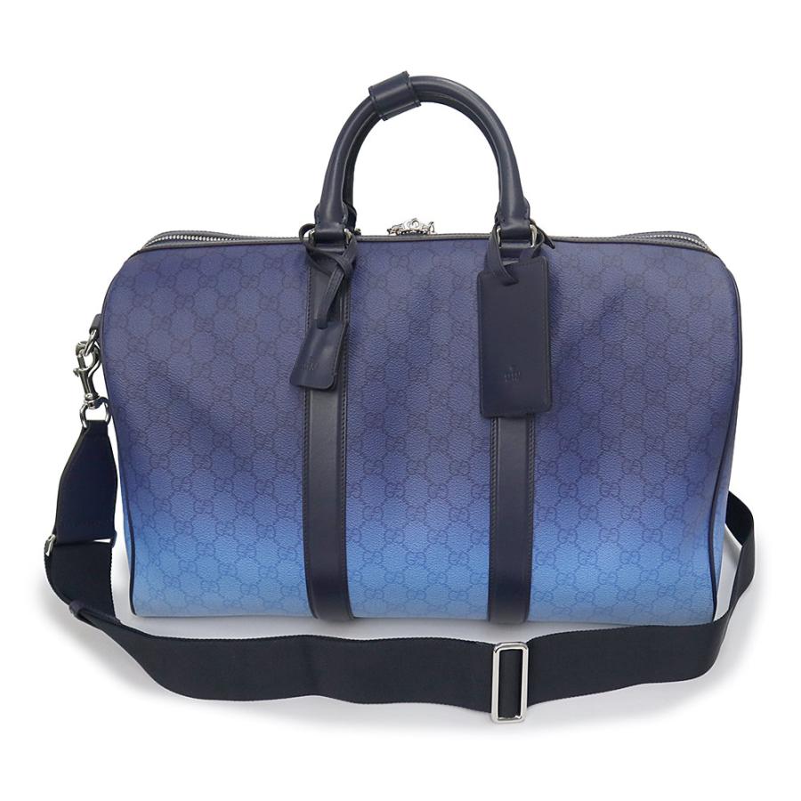 GUCCI グッチ GGスプリーム ボディバッグ 大容量　ネイビー GUCCI（グッチ） （未使用 展示品）GUCCI 835688 クローマ GGパターン