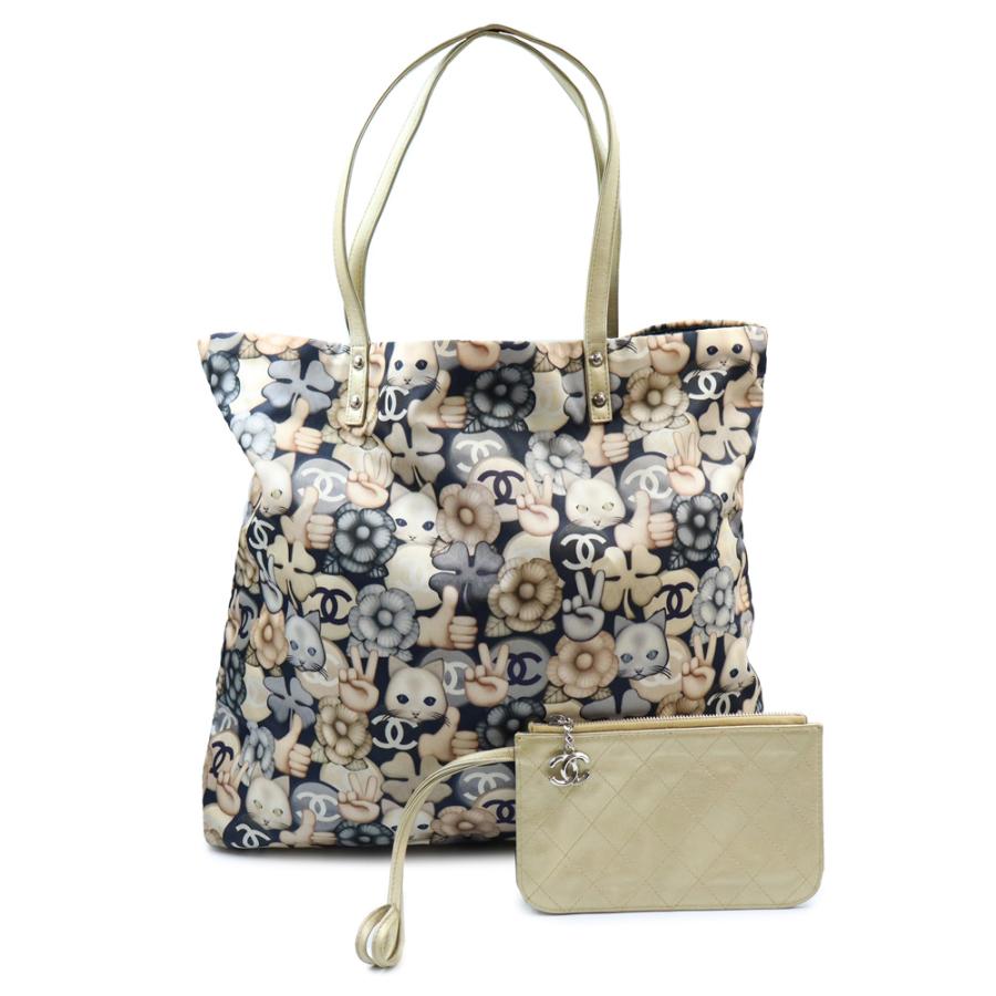 CHANEL（シャネル） （美品）CHANEL A66928 シュペット 猫 ネコ柄