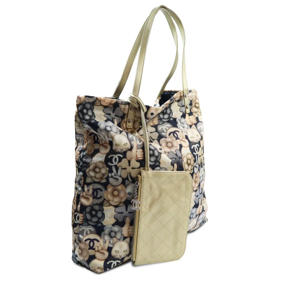 CHANEL（シャネル） （美品）CHANEL A66928 シュペット 猫 ネコ柄 