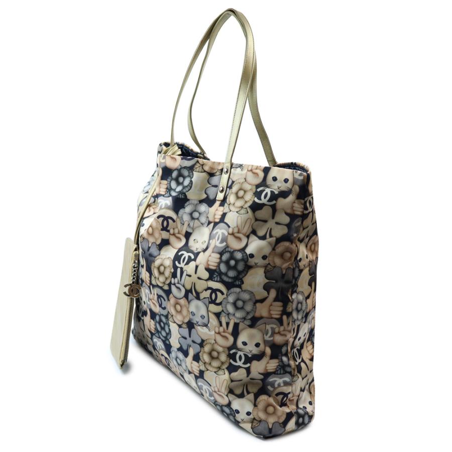 CHANEL（シャネル） （美品）CHANEL A66928 シュペット 猫 ネコ柄