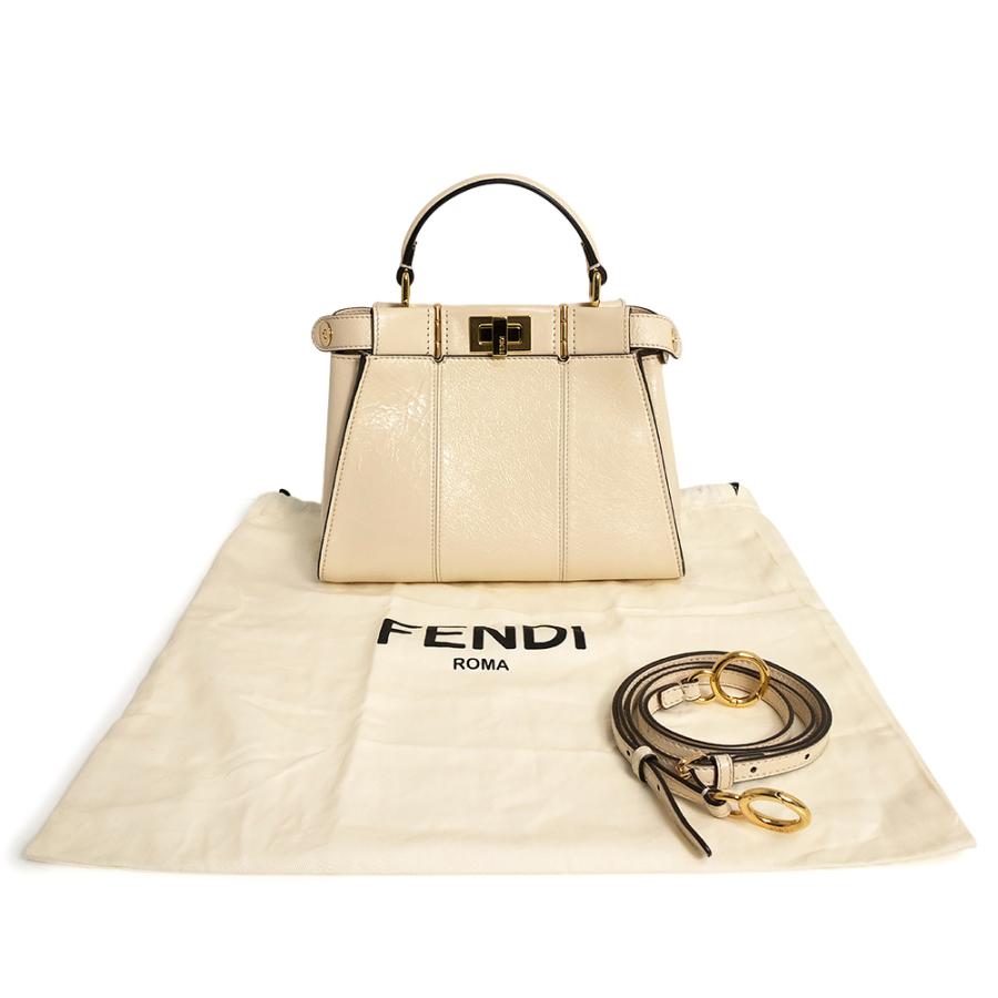フェンディ ミニピーカブー 8BN244 ラムスキン FENDI（フェンディ） （未使用 展示品）FENDI 8BN244 ピーカブー ミニ