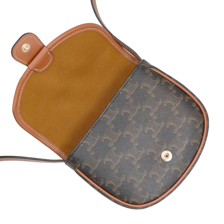 未使用CELINE トリオンフミニブザス PVCX レザーショルダーバッグ CELINE（セリーヌ） （未使用 展示品）CELINE 196702BZJ ミニ ブザス