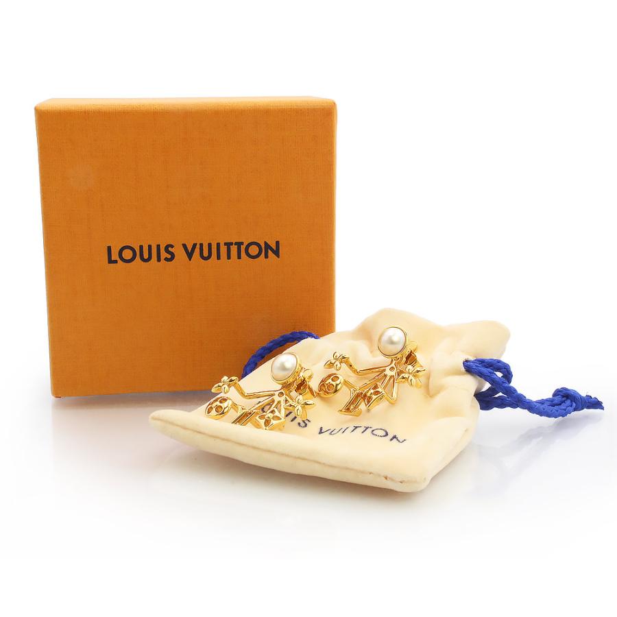 （未使用　展示品）LOUIS VUITTON ルイ ヴィトン M00601 クルーザー ゴールド ピアス 箱付