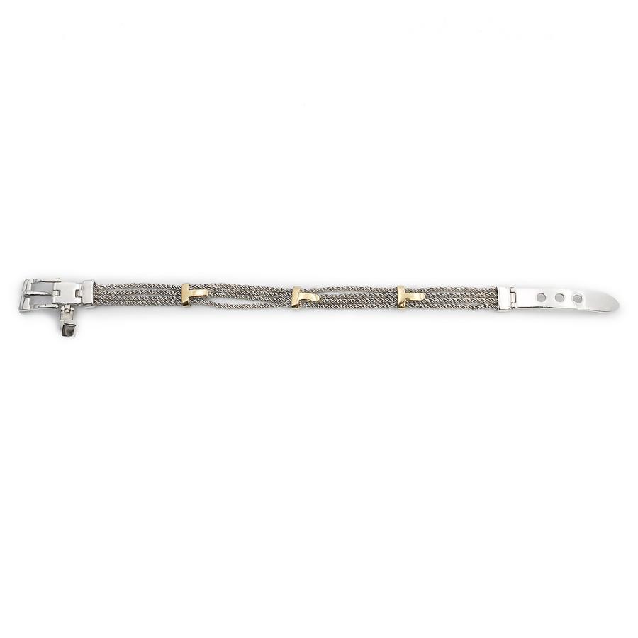 【美品】ティファニー サンチュール Tロープ ベルト ブレスレット925/750 TIFFANY&Co.（ティファニー） （中古）TIFFANY&Co. サン