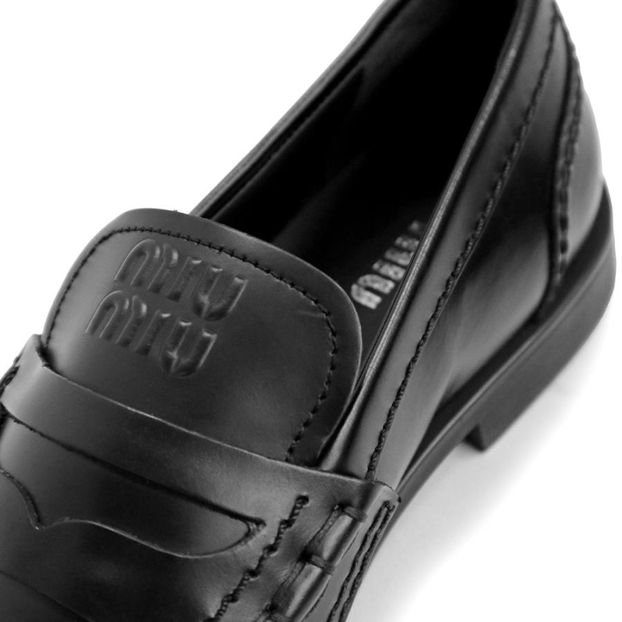 miu miu（ミュウミュウ） （未使用保管品）miu miu レザー ブラック