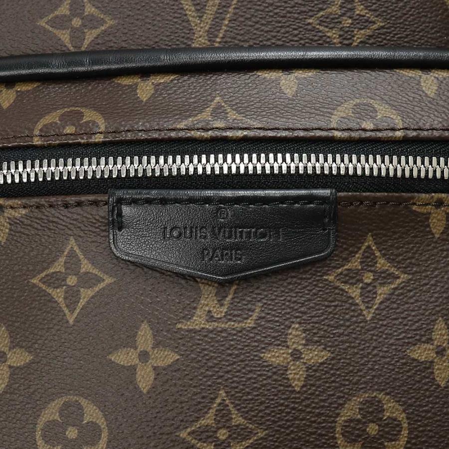 （美品）LOUIS VUITTON ルイ ヴィトン M45349 ジョッシュ NV モノグラムマカサー ブラウン ブラック リュック デイパック バックパック シルバー金具_11