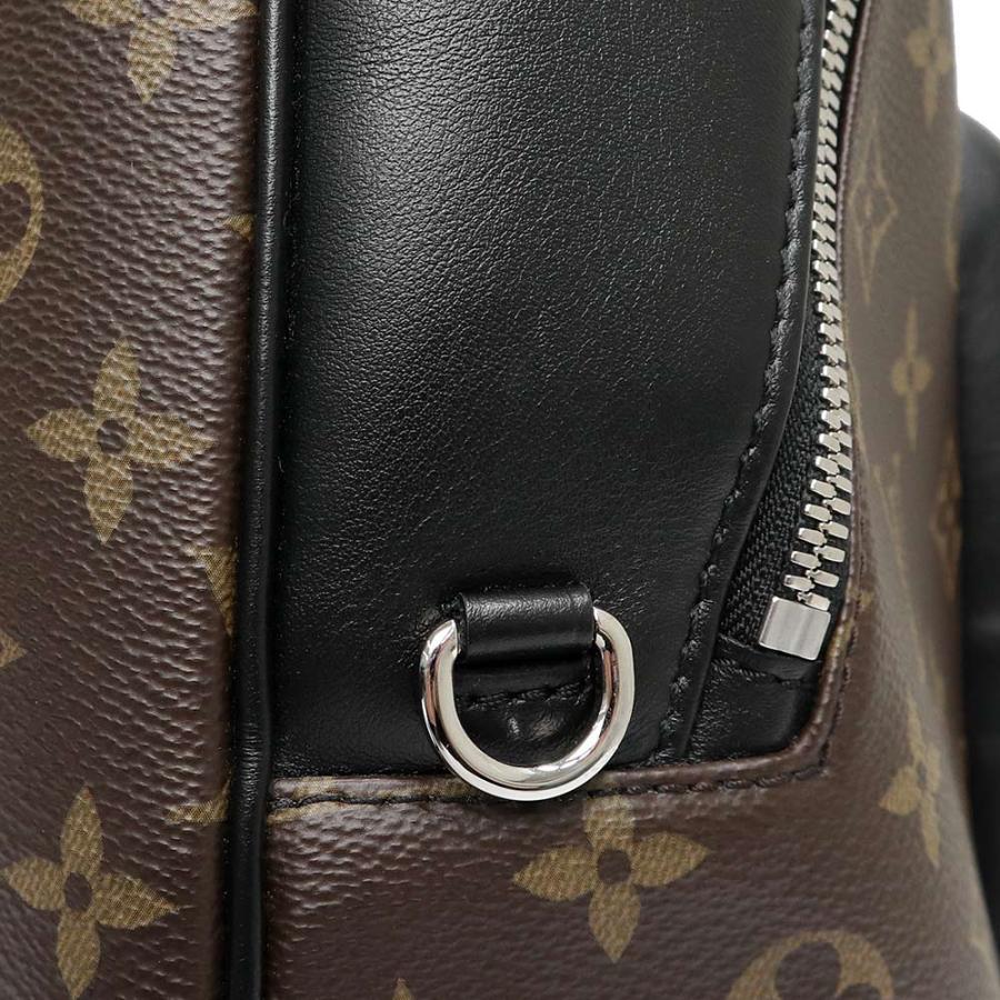 （美品）LOUIS VUITTON ルイ ヴィトン M45349 ジョッシュ NV モノグラムマカサー ブラウン ブラック リュック デイパック バックパック シルバー金具_13