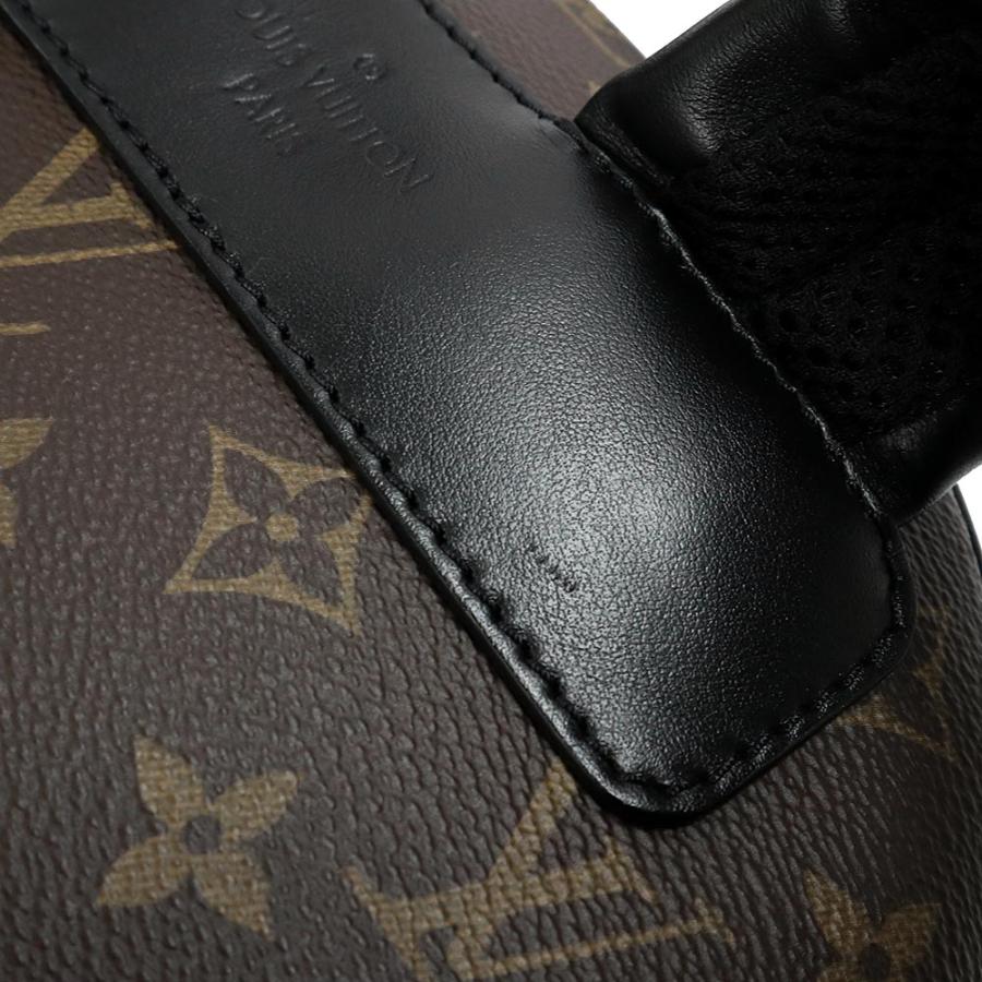 （美品）LOUIS VUITTON ルイ ヴィトン M45349 ジョッシュ NV モノグラムマカサー ブラウン ブラック リュック デイパック バックパック シルバー金具_14
