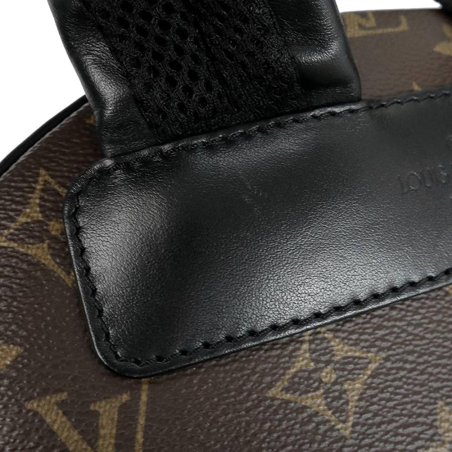 （美品）LOUIS VUITTON ルイ ヴィトン M45349 ジョッシュ NV モノグラムマカサー ブラウン ブラック リュック デイパック バックパック シルバー金具_15