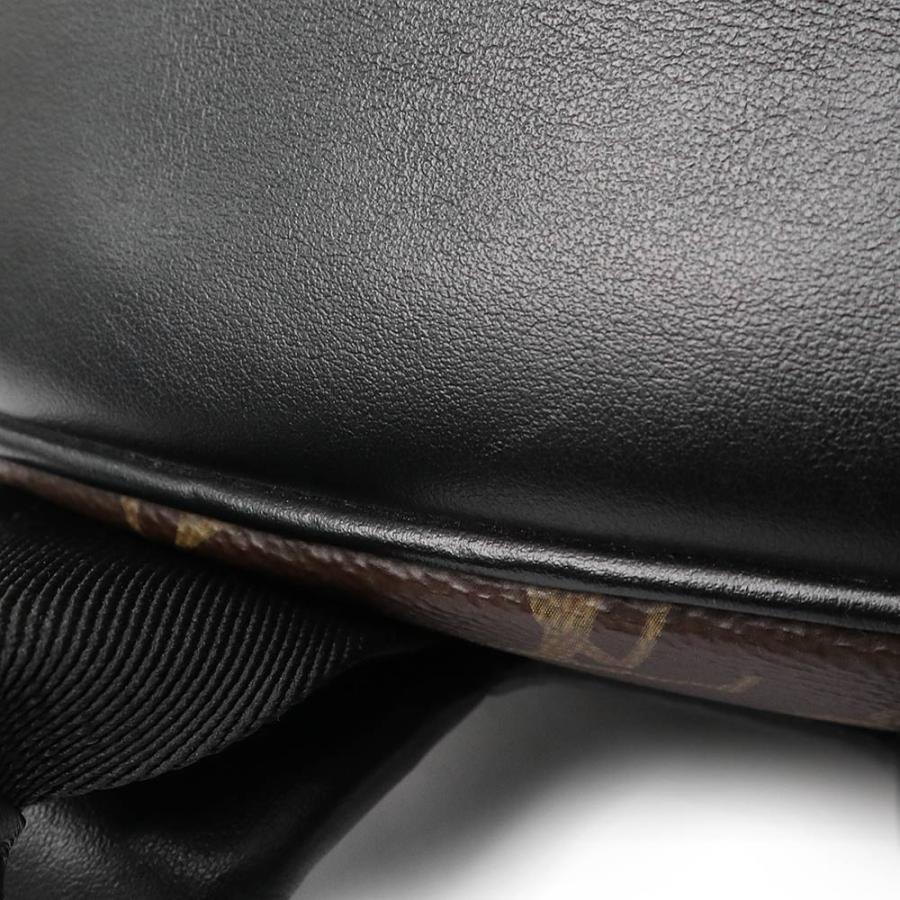 （美品）LOUIS VUITTON ルイ ヴィトン M45349 ジョッシュ NV モノグラムマカサー ブラウン ブラック リュック デイパック バックパック シルバー金具_17
