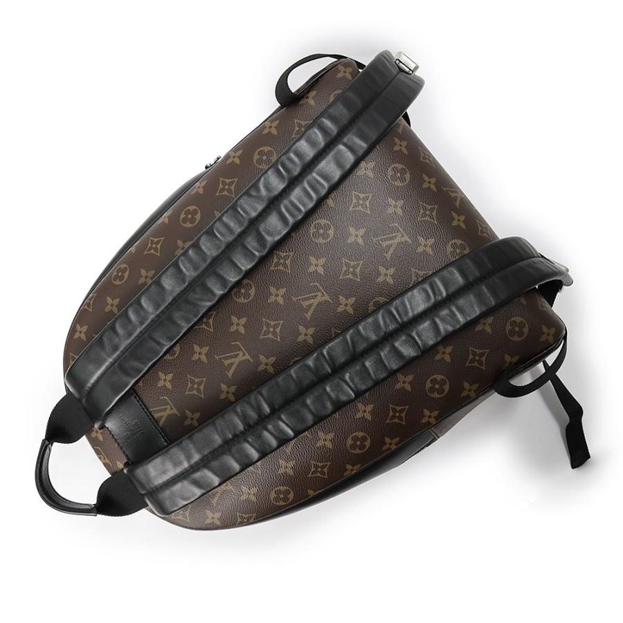 （美品）LOUIS VUITTON ルイ ヴィトン M45349 ジョッシュ NV モノグラムマカサー ブラウン ブラック リュック デイパック バックパック シルバー金具_5