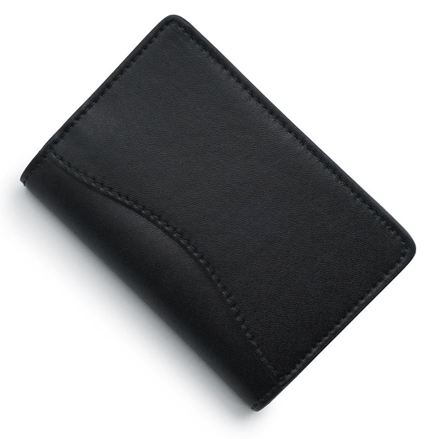 （新品・未使用品）Salvatore Ferragamo サルヴァトーレフェラガモ 22D760 ヴァラ リボン ネロ ブラック カードケース 名刺入れ 定期入れ レザー ゴールド金具の画像
