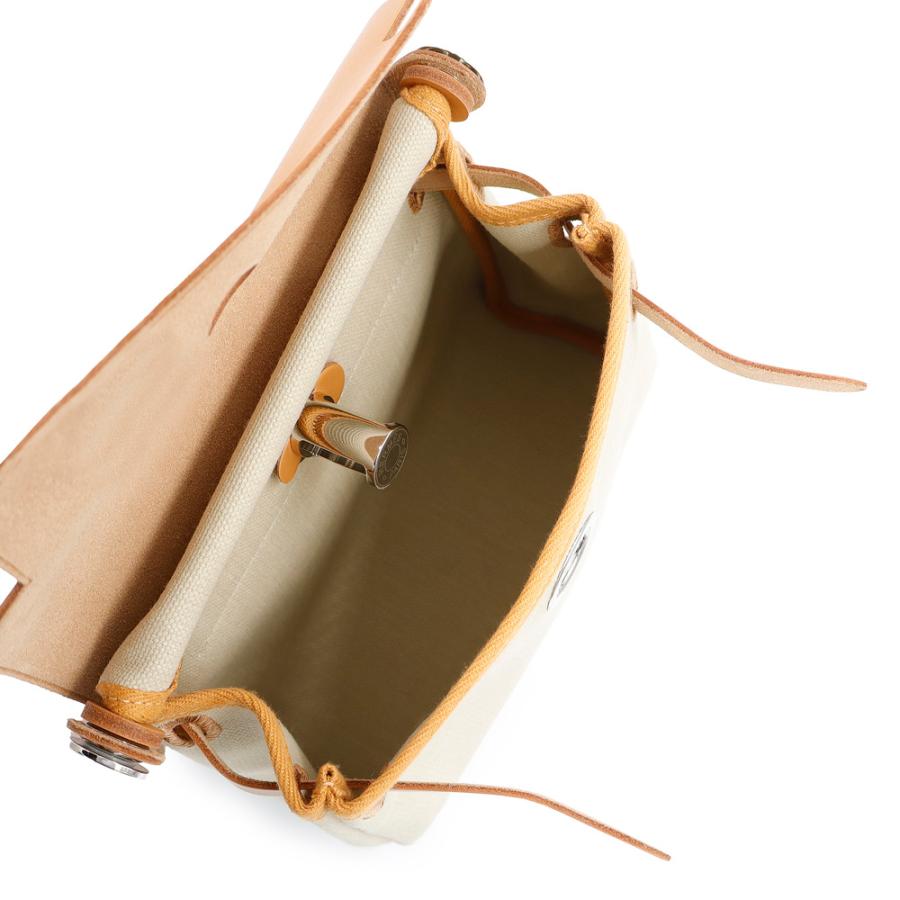 エルメス HERMES エールバッグジップミニ K刻印 ベージュ・ナチュラル シルバー金具 トワル/ヴァッシュハンター レディース ショルダーバッグ エルメス HERMES エールバッグジップミニ K刻印 ベージュ・ナチュラル