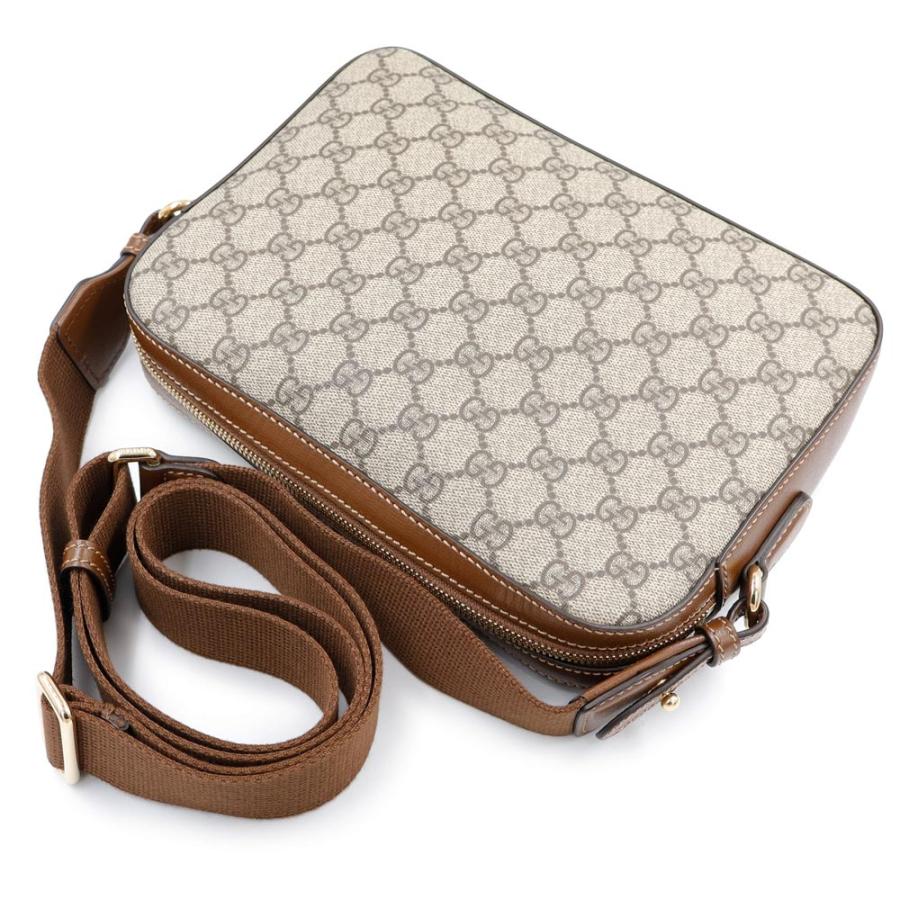 グッチ GUCCI ショルダーバッグ GGスプリーム ショルダー GGスプリームキャンバス ベージュ×ブラウン ゴールド金具 インターロッキングG 675891 【保存袋】【中古】 GUCCI（グッチ） （新品・未使用品）GUCCI 675891 インターロッキングG