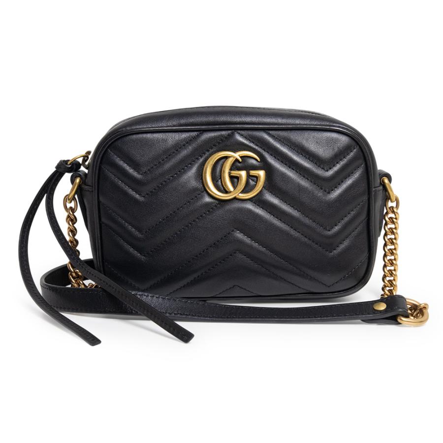 GUCCI（グッチ） （美品）GUCCI 448065 GGマーモント ミニ カメラ
