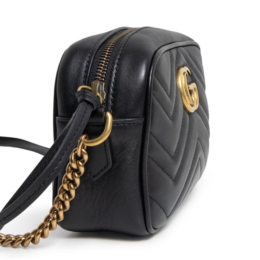 GUCCI（グッチ） （美品）GUCCI 448065 GGマーモント ミニ カメラ