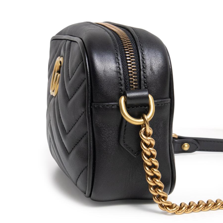 GUCCI（グッチ） （美品）GUCCI 448065 GGマーモント ミニ カメラ