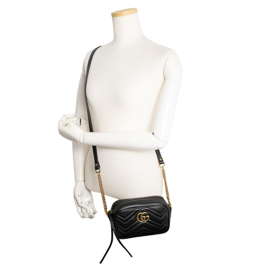 GUCCI（グッチ） （美品）GUCCI 448065 GGマーモント ミニ カメラ