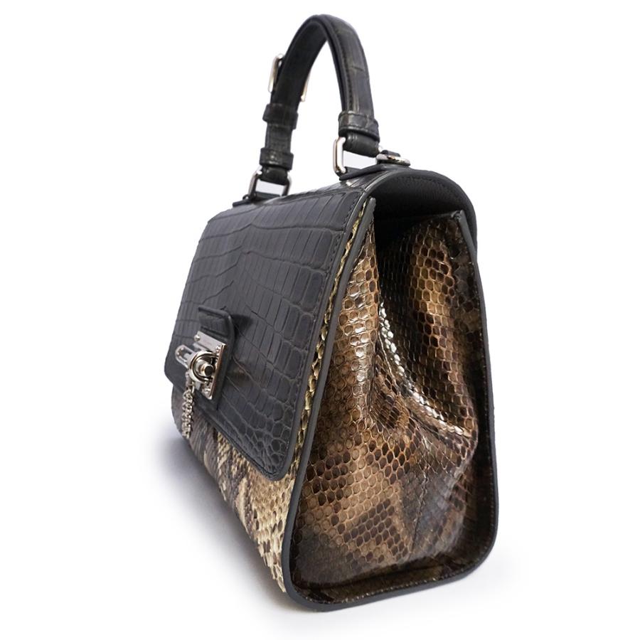 未使用 展示品）DOLCE&GABBANA ミス モニカ クロコダイル パイソン
