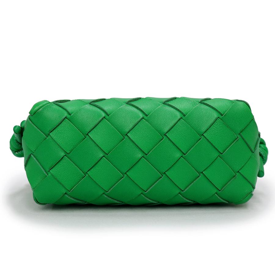 （未使用　展示品）BOTTEGA VENETA ボッテガヴェネタ 680255 ミニ ループ カメラバッグ イントレチャート ラムスキン パラキート ショルダーバッグ 斜め掛け_5
