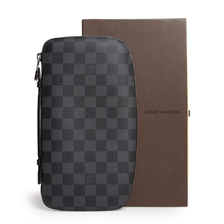 LOUIS VUITTON ダミエ　黒　オーガナイザー　ラウンド　財布　トラベル LOUIS VUITTON ダミエ 黒 オーガナイザー ラウンド 財布 トラベル