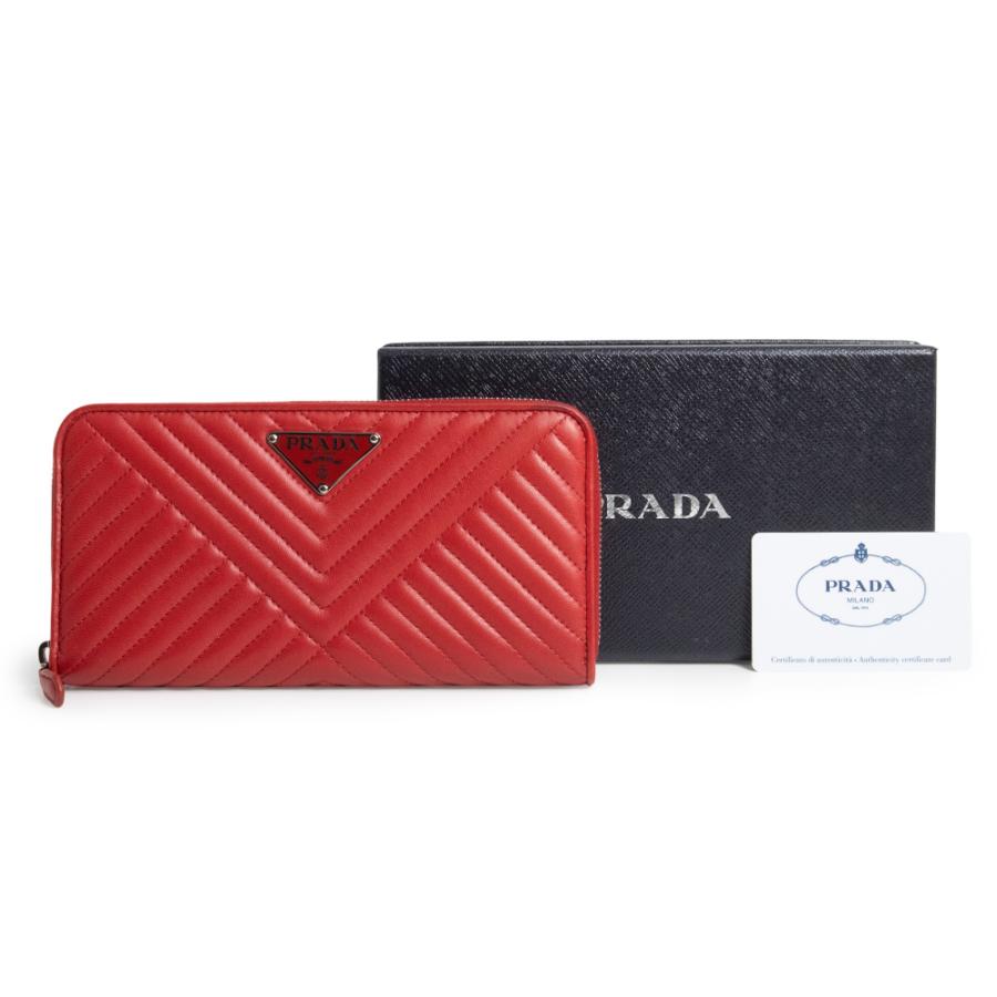 PRADA（プラダ） （未使用 展示品）PRADA 1ML506 ラウンドファスナー 