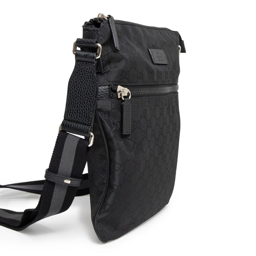 GUCCI（グッチ） （美品）GUCCI 449184 メッセンジャー GGナイロン