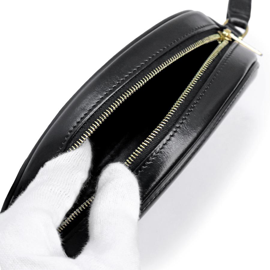 （未使用　展示品）CELINE セリーヌ 10I703DPQ オーバルパース キュイル トリオンフ カーフスキン ブラック ショルダーバッグ 斜め掛け レザー ゴールド金具_2