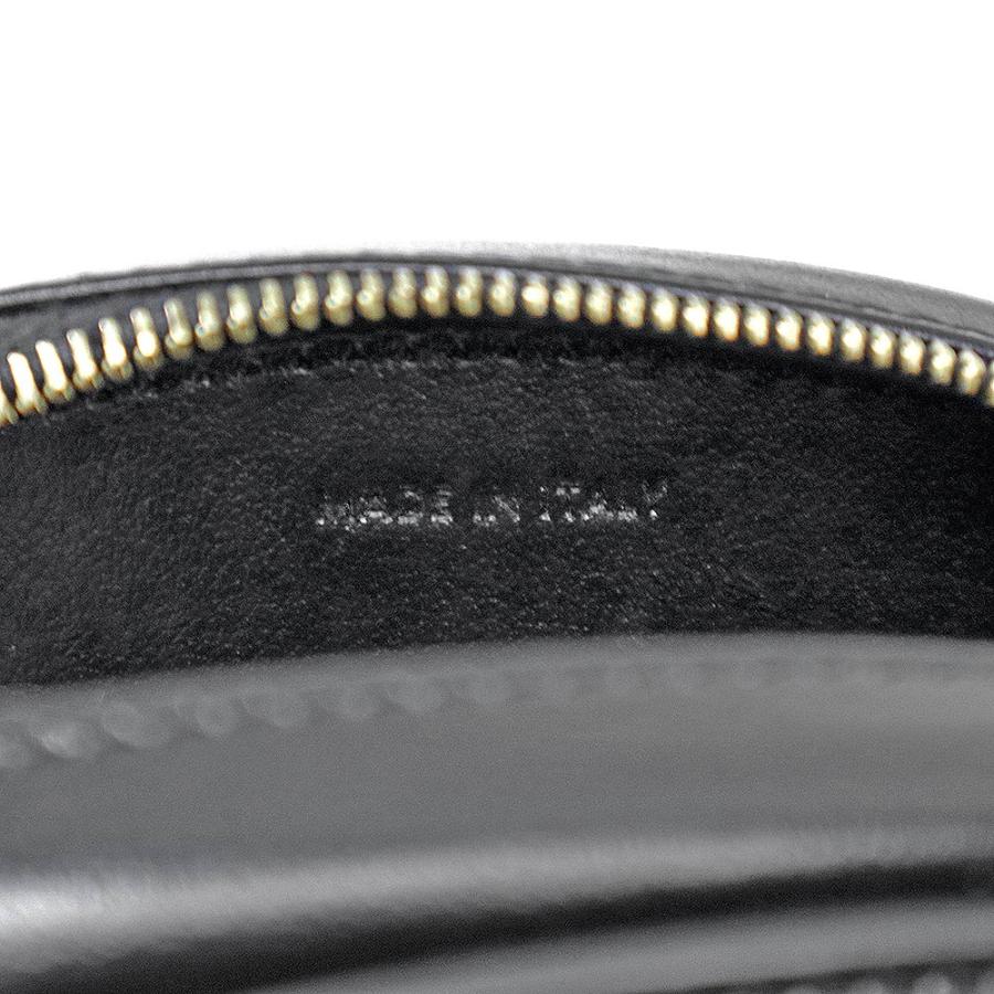 （未使用　展示品）CELINE セリーヌ 10I703DPQ オーバルパース キュイル トリオンフ カーフスキン ブラック ショルダーバッグ 斜め掛け レザー ゴールド金具_8