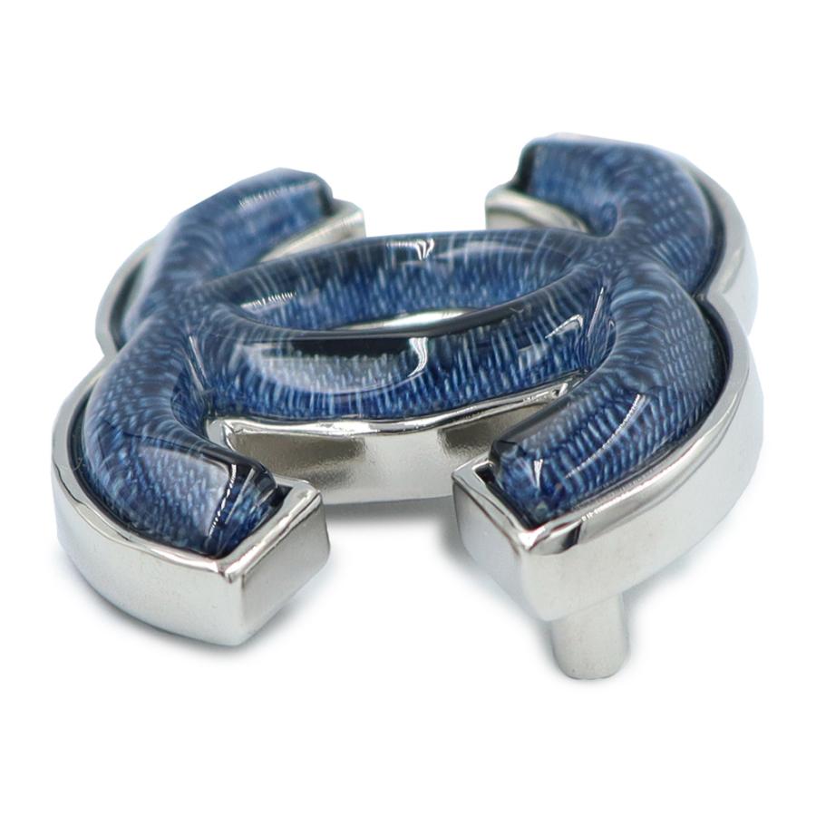 美品 CHANEL シャネル ココマーク デニム ブローチ アクセサリー CHANEL（シャネル） （未使用 展示品）CHANEL デニム ココマーク CC