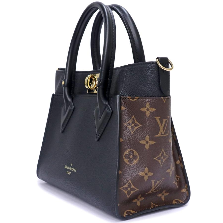 現行 ルイヴィトン オンマイサイド PM ハンドバッグ 2way モノグラム 黒 美品 LOUIS VUITTON ルイヴィトン オンマイサイドPM 【公式通販】